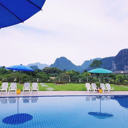 Simon Riverside Hotel Vang Vieng Exterior foto